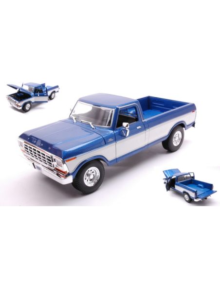 MAISTO MI31462B FORD F-150 PICK-UP 1979 BLUE 1:18 Modellino