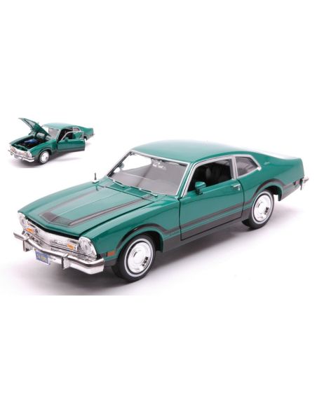 MOTORMAX MTM79043GN FORD MAVERICK GRABBER FORGETTEN CLASSIC SERIES 1974 GREEN 1:24 Modellino