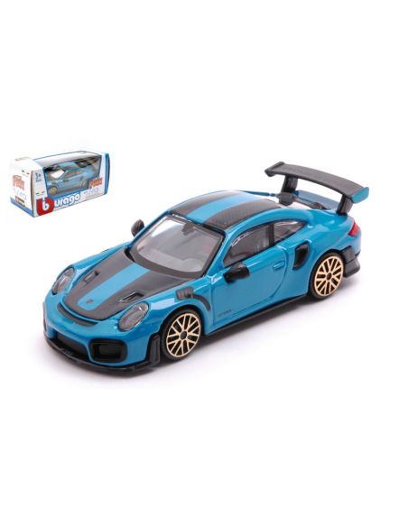 BBURAGO BU30388B PORSCHE 911 GT2 RS TURQUOISE 1:43 Modellino