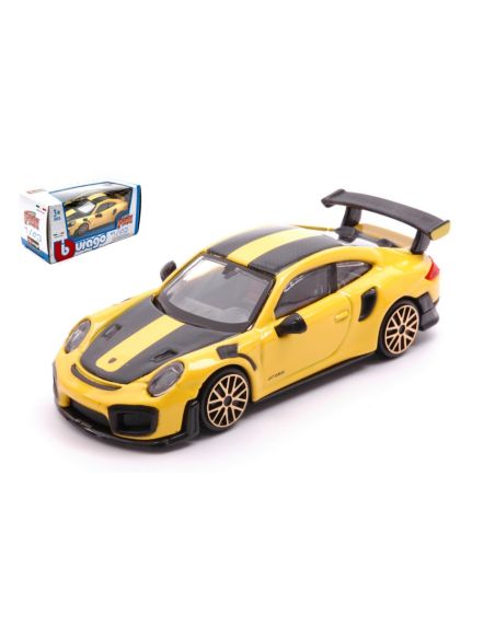 BBURAGO BU30388Y PORSCHE 911 GT2 RS YELLOW 1:43 Modellino