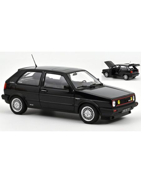 NOREV NV188559 VW GOLF GTI MATCH 1989 BLACK METALLIC 1:18 Modellino