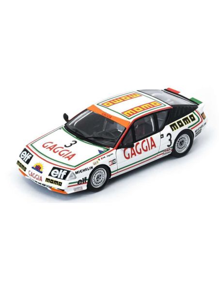 SPARK MODEL S7331 ALPINE V6 TURBO N.3 EUROPA CUP CHAMPION 1986 MASSIMO SIGALA 1:43 Modellino