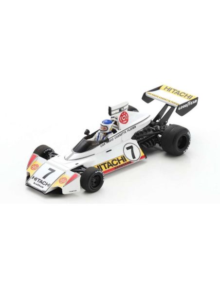 SPARK MODEL S7428 BRABHAM BT44 N.7 BELGIUM GP 1974 CARLOS REUTEMAN 1:43 Modellino