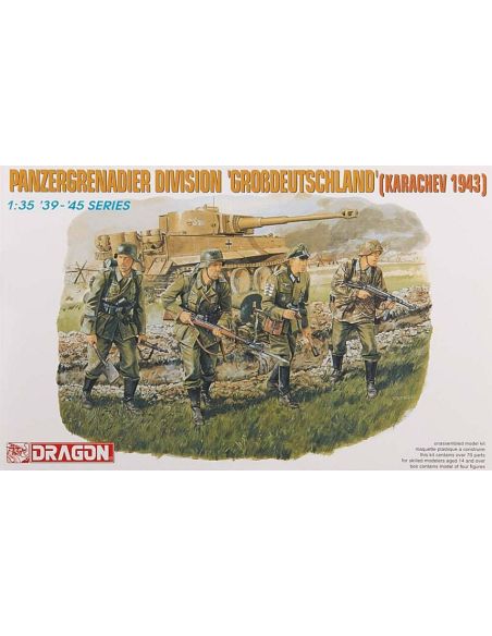 DRAGON D6124 PANZERGRENADIER DIVISION GROSSDEUTSCHLAND KIT 1:35 Modellino