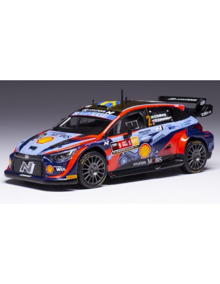 IXO MODEL RAM875 HYUNDAI i20 N RALLY2 N.2 YPERN RALLY 2022 SLOBERG/EDMONDSON 1:43 Modellino