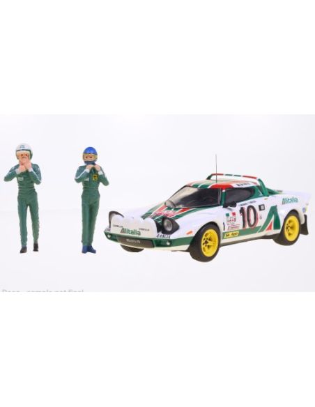 IXO MODEL SPRM001-76 LANCIA STRATOS HF N.10 WINN.RALLY MONTE C.1976 W/FIG.MUNARI/MAIGA 1:43 Modellino