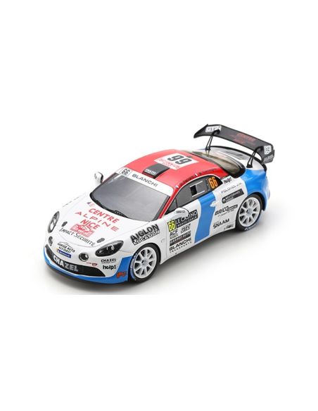 SPARK MODEL S6725 ALPINE A110 N.66 2nd RGT RALLY MONTE CARLO 2023 D.FERRARO-M.CORNEGL 1:43 Modellino