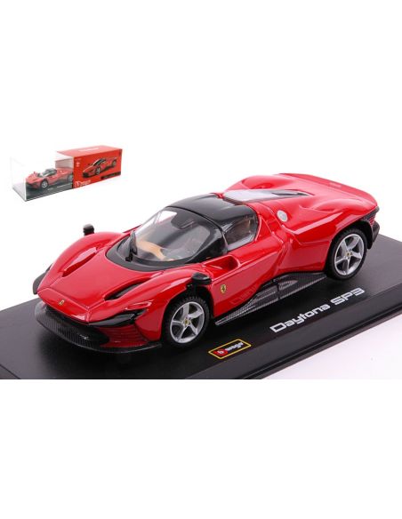 BBURAGO BU36914R FERRARI DAYTONA SP3 RED SIGNATURE 1:43 Modellino