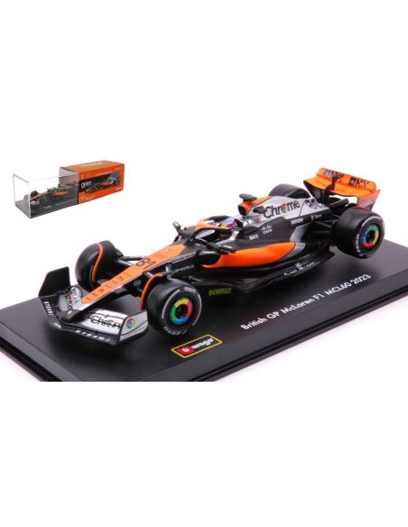 BBURAGO BU38088P MC LAREN MCL60 N.81 2023 OSCAR PIASTRI SIGNATURE 1:43 Modellino