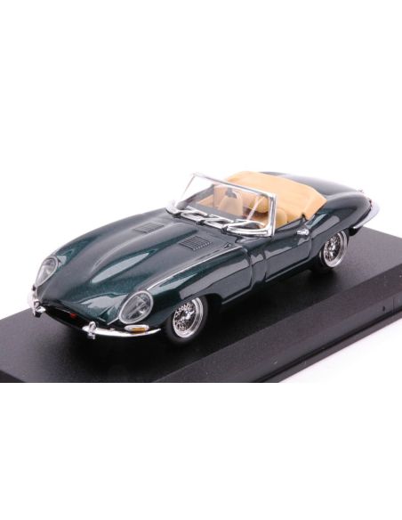 BEST MODEL BT9852 JAGUAR E TYPE SPYDER 1962 DARK GREEN 1:43 Modellino