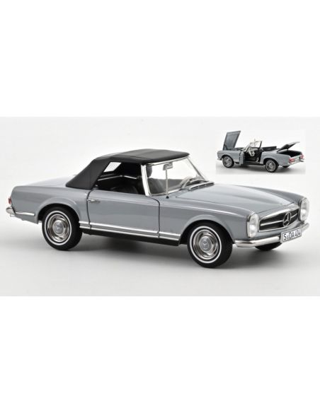 NOREV NV183990 MERCEDES 230 SL 1963 GREY 1:18 Modellino