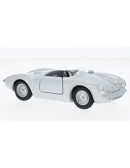 WELLY WE24113SIL PORSCHE 550 SPYDER SILVER 1:24 Modellino