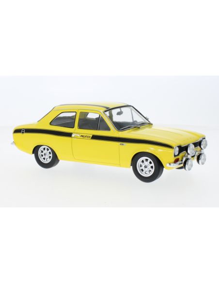 MODELCARGROUP MCG18387 FORD ESCORT MK I MEXICO 1973 YELLOW 1:18 Modellino