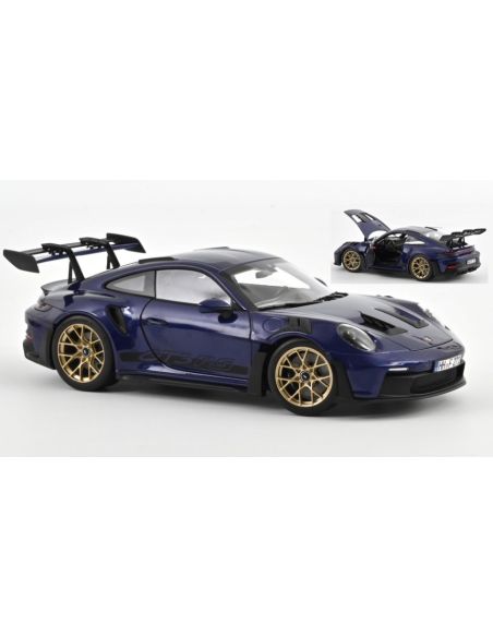 NOREV NV187363 PORSCHE 911 GT3 RS 2022 MET.GENTIAN BLUE 1:18 Modellino