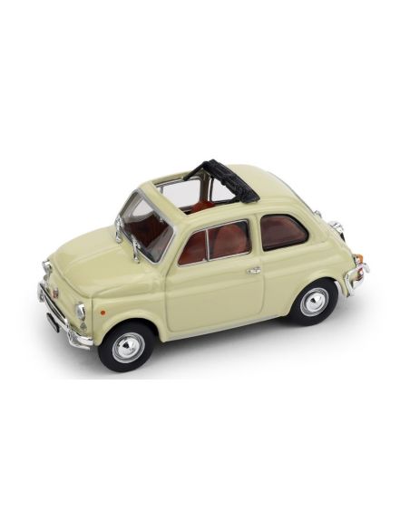 BRUMM BM0464-13 FIAT 500 L 1968-72 APERTA AVORIO ANTICO 1:43 Modellino