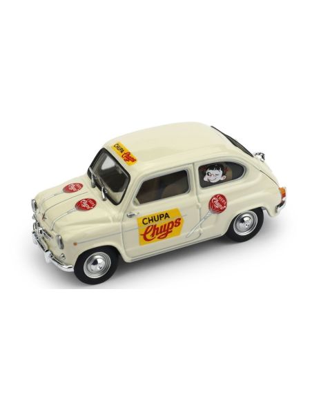 BRUMM BM0637 SEAT 600D COMMERCIALE CHUPA CHUPS 1960 1:43 Modellino