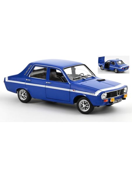 NOREV NV185248 RENAULT 12 GORDINI 1971 BLEU DE FRANCE BLUE 1:18 Modellino