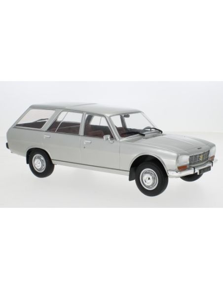 MODELCARGROUP MCG18358 PEUGEOT 504 BREAK 1976 SILVER 1:18 Modellino