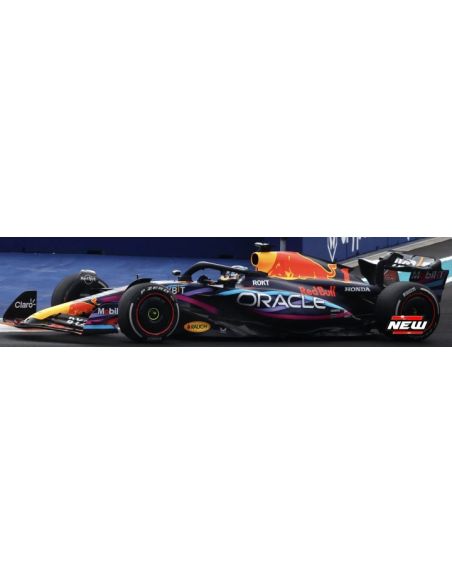 BBURAGO BU38082VM RED BULL RACING RB19 N.1 WINNER MIAMI GP 2023 MAX VERSTAPPEN 1:43 Modellino