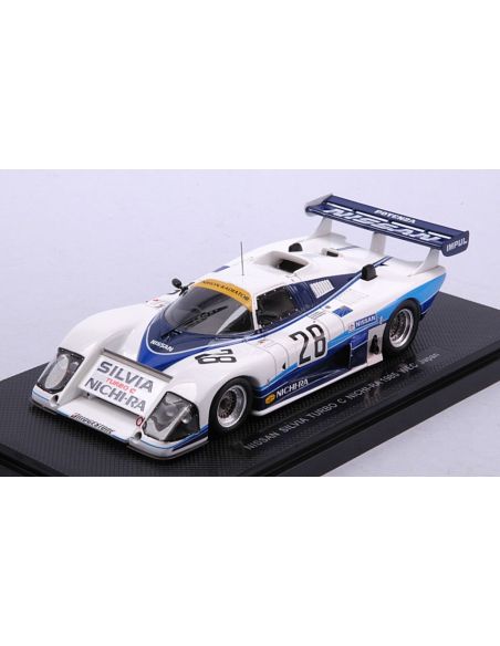 EBBRO EB44506 NISSAN SILVIA TURBO C NICHI-RA N.28 WEC JAPAN 1985 1:43 Modellino