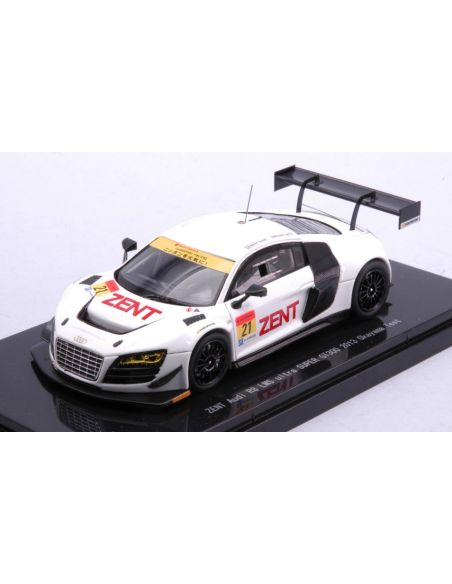 EBBRO EB44948 ZENT AUDI R8 LMS N.21 ULTRA SUPER GT300 2013 OKAYAMA TEST 1:43 Modellino