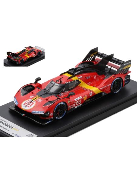 LOOKSMART LSLM162 FERRARI 499P N.51 WINN.LE MANS 2023 PIER GUIDI/CALADO/GIOVINAZZI 1:43 Modellino