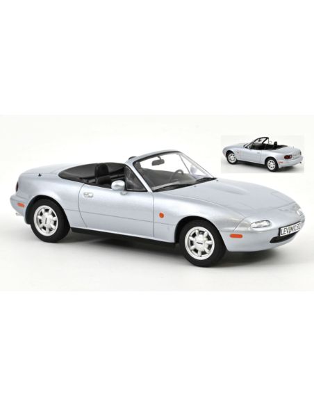 NOREV NV188023 MAZDA MX-5 1989 SILVER 1:18 Modellino