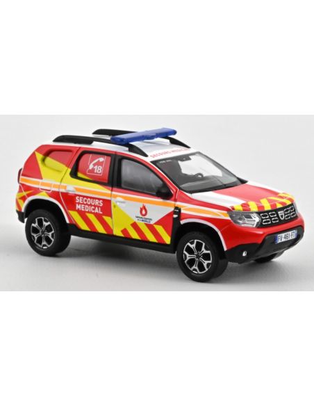 NOREV NV509050 DACIA DUSTER 2020 POMPIERS - SECOURS MEDICAL 57 1:43 Modellino