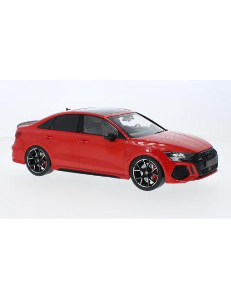 MODELCARGROUP MCG18451 AUDI RS3 LIMOUSINE 2022 RED IXO FOR MCG 1:18 Modellino