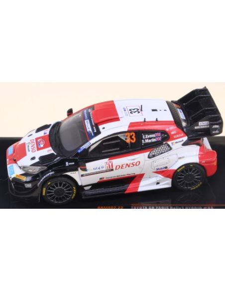 IXO MODEL RAM902 TOYOTA YARIS WRC N.33 RALLY CROATIA 2023EVANS-MARTIN 1:43 Modellino