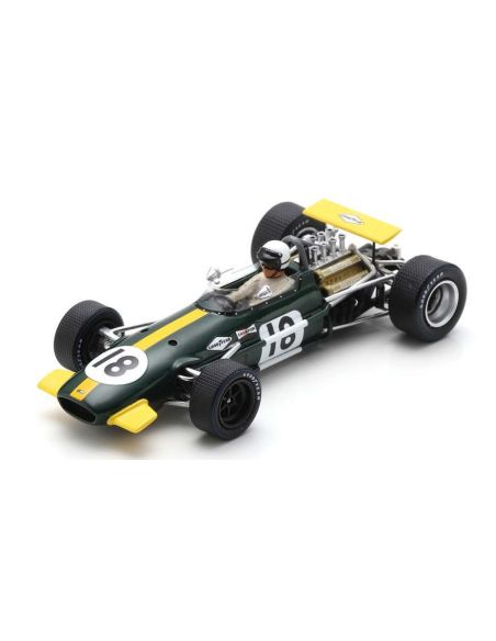 SPARK MODEL S8311 BRABHAM BT26 N.18 BELGIUM 1968 JACK BRABHAM 1:43 Modellino