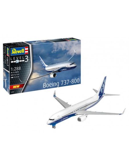 REVELL RV03809 BOEING 737-800 KIT 1:288 Modellino