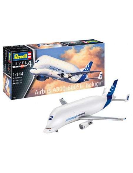 REVELL RV03817 AIRBUS A300-600ST BELUGA KIT 1:144 Modellino