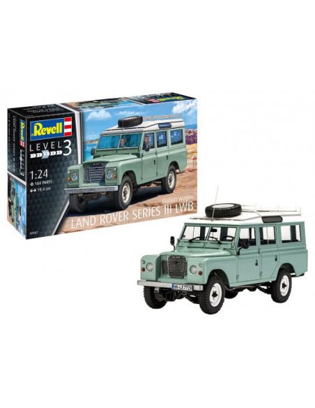 REVELL RV07047 LAND ROVER SERIES III KIT 1:24 Modellino