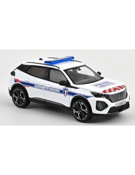 NOREV NV472876 PEUGEOT 2008 GT 2024 PPLICE MUNICIPALE RED/WHITE 1:43 Modellino