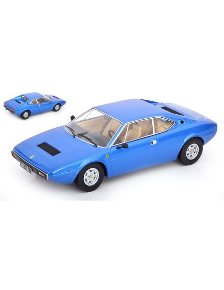 KK SCALE KKDC181202 FERRARI 208 GT4 1975 LIGHT BLUE METALLIC 1:18 Modellino