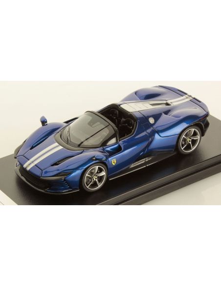 LOOKSMART LS535SPF FERRARI DAYTONA SP3 OPEN ROOF NUOVO BLU ELETTRICO 1:43 Modellino