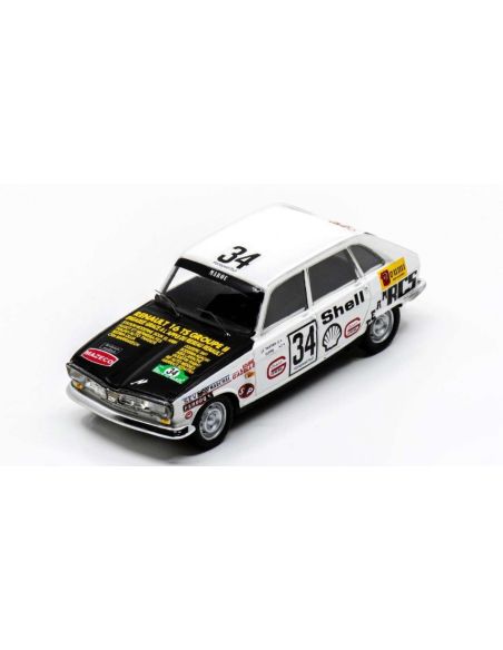 SPARK MODEL S5573 RENAULT 16 TS N.34 RALLYE DU MAROC 1972 LE TAHITIEN-DUPRE' 1:43 Modellino