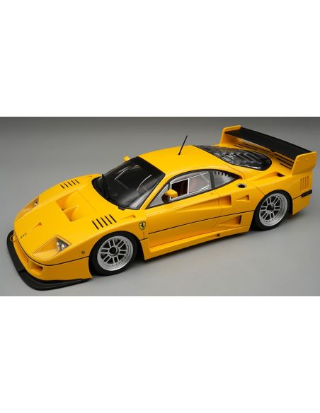 TECNOMODEL TMD18286H FERRARI F40 LM 1996 PRESS VERSION YELLOW MODENA W/ BBS SILVER WHEELS1:18 Modellino