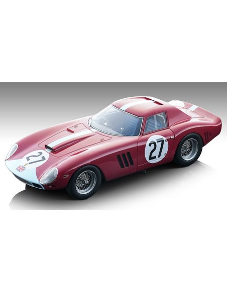 TECNOMODEL TMD1896I FERRARI 250 GTO N.27 TOURIST TROPHY 1964 INEES IRELAND 1:18 Modellino